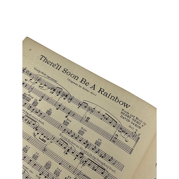 There’ll Soon Be A Rainbow Sheet Music 1943 Charlie Spivak Henry Nemo D Saxon - Picture 3 of 5